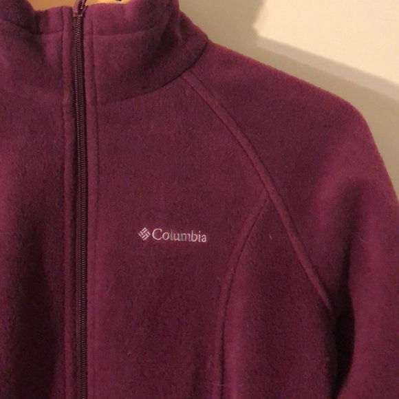 Columbia Purple Fleece Zip-Up - Picture 2 of 4